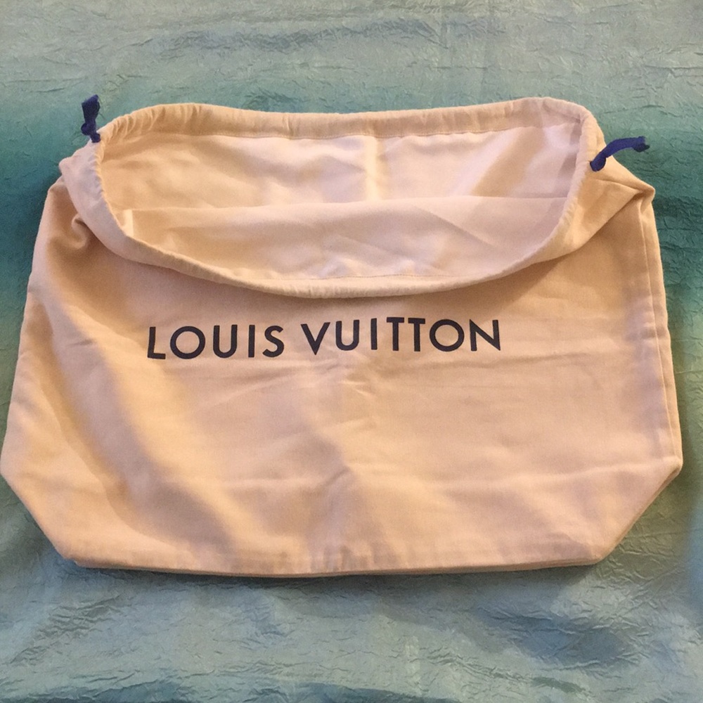 Authentic LOUIS VUITTON Lined Drawstring Dust Bag